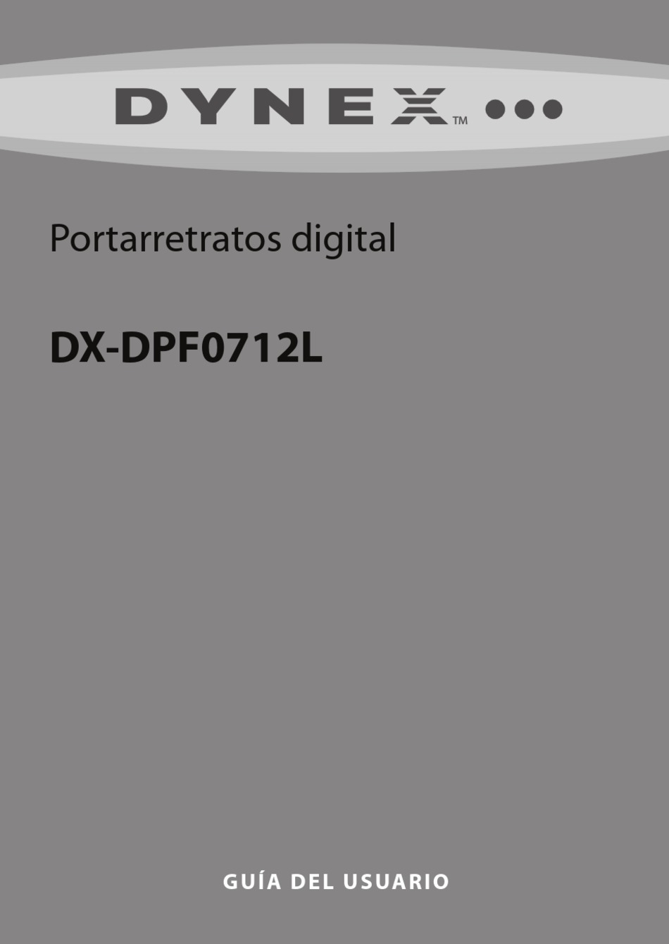 DYNEX DXDPF0712L MANUAL DEL USUARIO Pdf Download ManualsLib