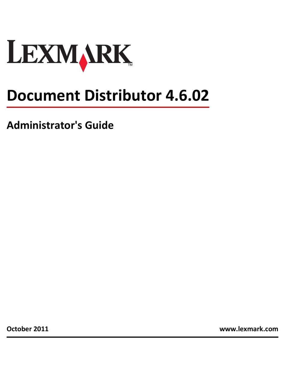 LEXMARK C792 ADMINISTRATOR'S MANUAL Pdf Download ManualsLib