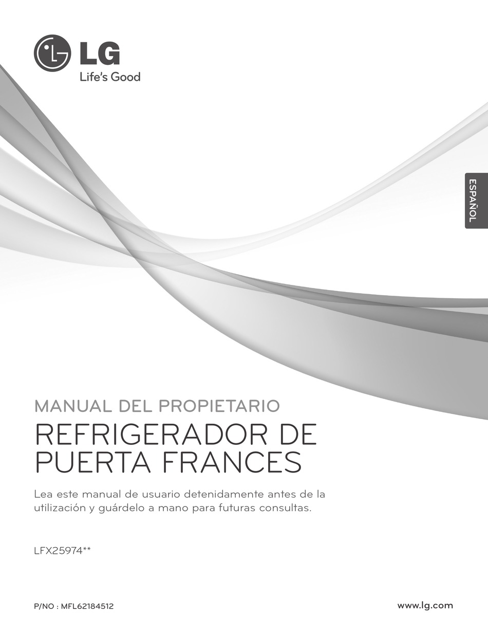 LG LFX25974SB MANUAL DEL PROPIETARIO Pdf Download ManualsLib