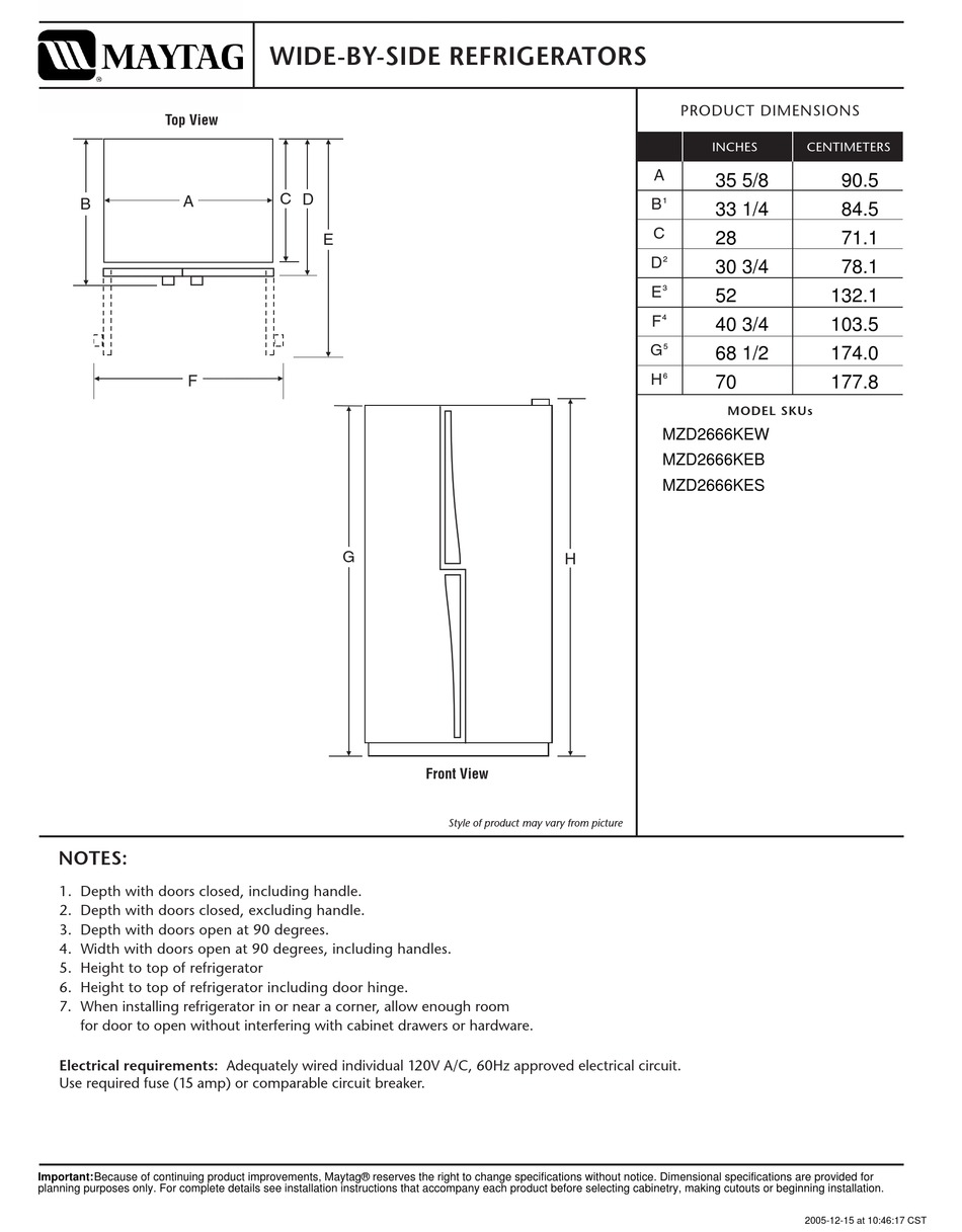 maytag mzd2666kes