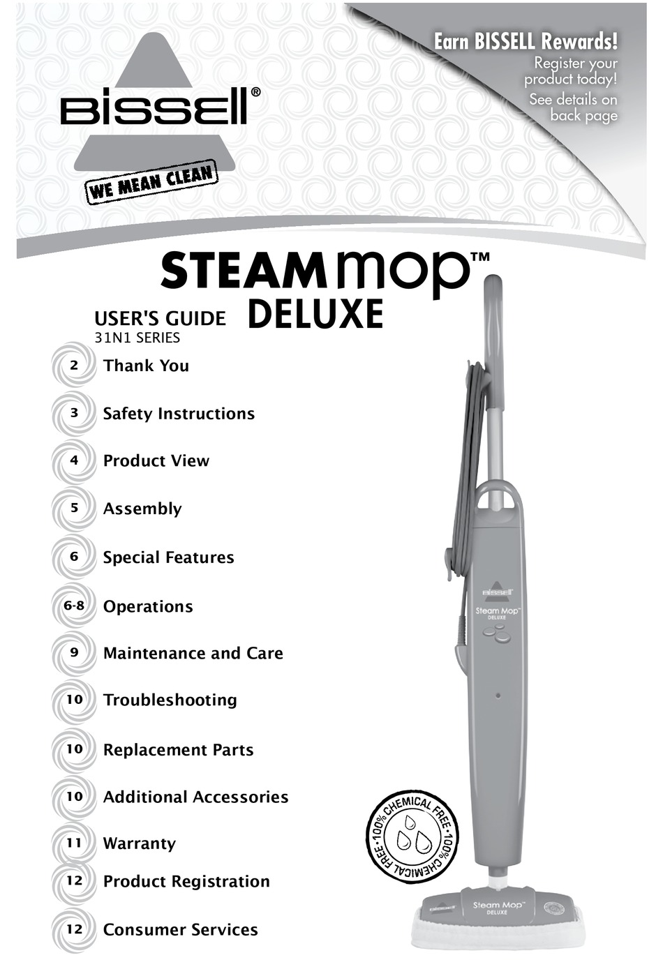 Clean steam mop инструкция фото 4