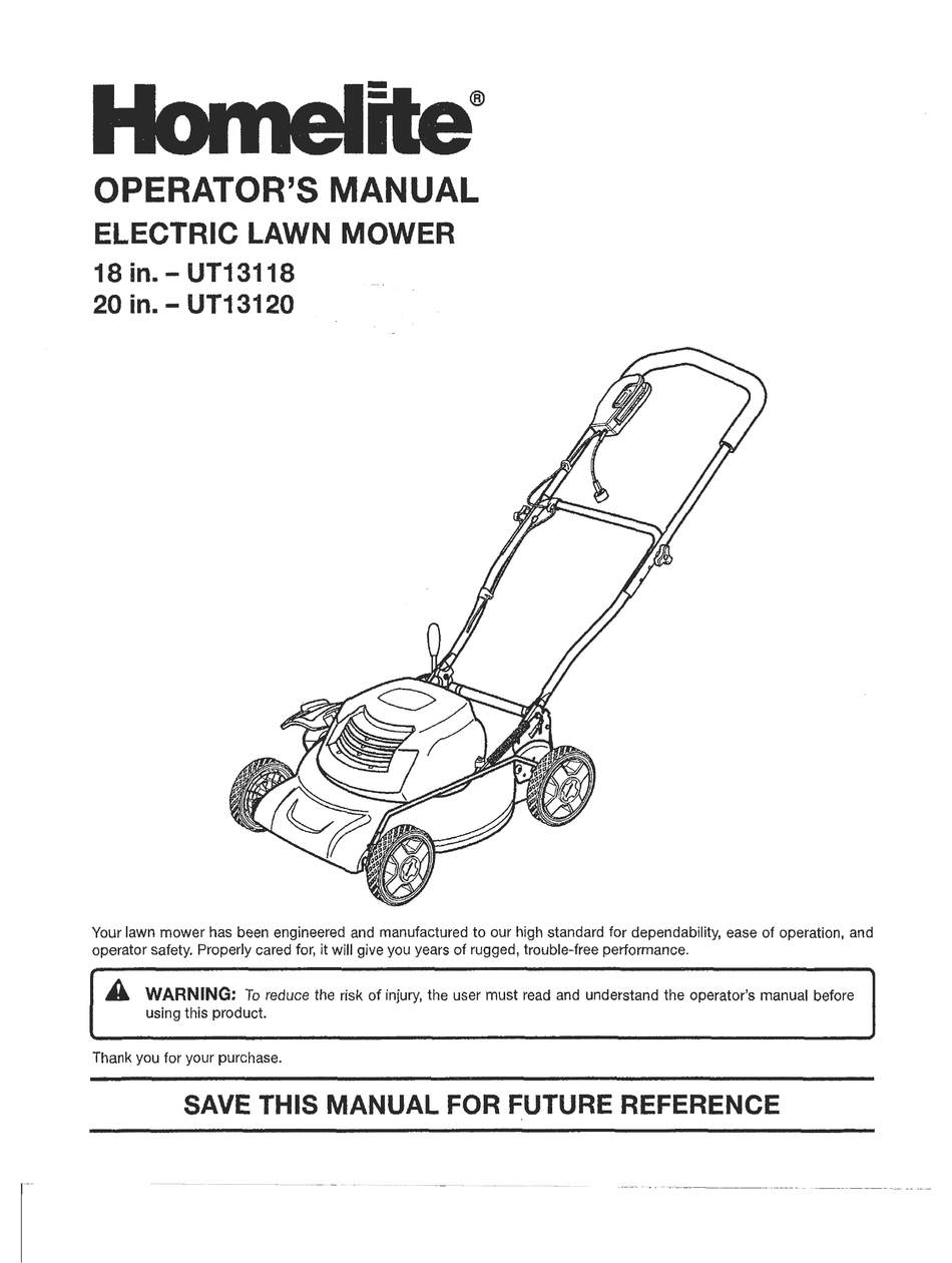 Homelite HLM140HP 45cm Petrol Mower Petrol Mower 45cm HLM140HP Parts  Diagram for Push Mower