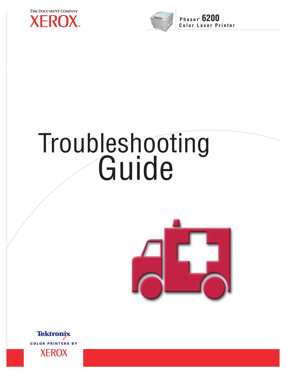 XEROX 6200DX PHASER COLOR LASER PRINTER TROUBLESHOOTING MANUAL Pdf