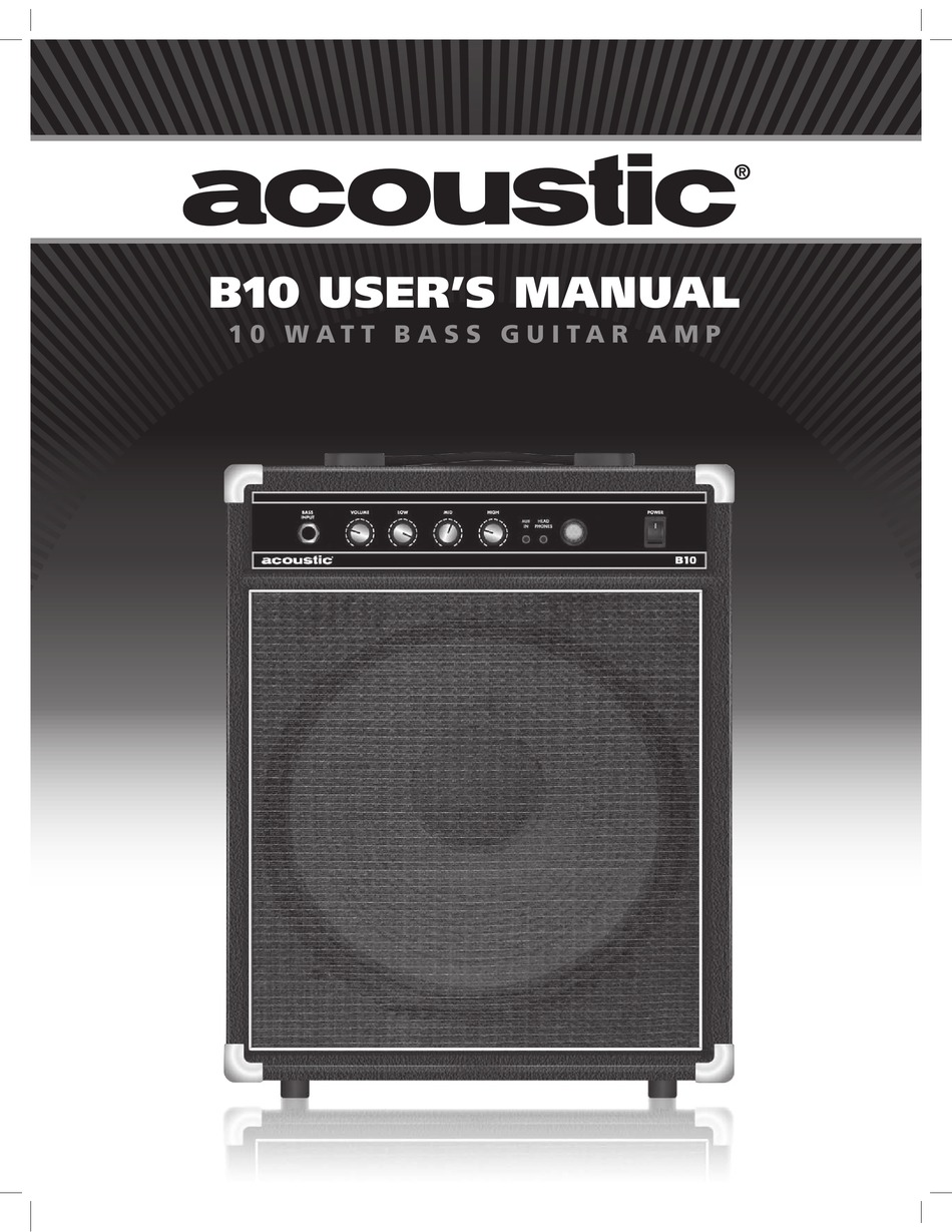 acoustic b10 amp