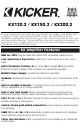 KICKER KX200.2 OWNER'S MANUAL Pdf Download.