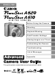 Canon Powershot A410 Digital Camera User Manual