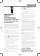 HONEYWELL QUIETCLEAN HHT-215 SERIES IMPORTANT SAFETY INSTRUCTIONS