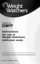 Download Hanson Bathroom Scales Instruction Manual
