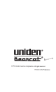 Uniden scanner manuals on pdf