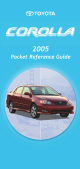 Toyota Corolla 2005 Manual Download