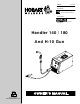 HOBART WELDING PRODUCTS HANDLER 135 TECHNICAL MANUAL Pdf ...