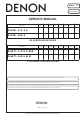 DENON AVR-391 OWNER'S MANUAL Pdf Download.