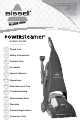 bissell proheat powersteamer pro tech manual