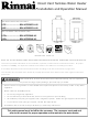 RINNAI RL75I INSTALLATION AND OPERATION MANUAL Pdf Download.