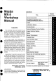 Mazda 5 workshop manual