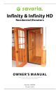 SAVARIA INFINITY OWNER'S MANUAL Pdf Download.