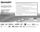 Sharp aquos tv manual download