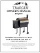 TRAEGER ELITE BBQ 07E OWNER'S MANUAL Pdf Download.