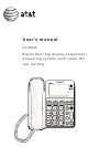 AT&T CL4940 USER MANUAL Pdf Download.