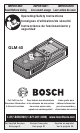 Bosch Glm 30 Original Instructions Manual Pdf Download