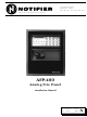 NOTIFIER AFP-400 PROGRAMMING MANUAL Pdf Download.