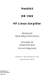 HEATHKIT SB-1000 MANUAL Pdf Download.