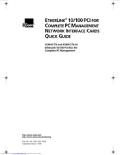 3Com Etherlink 100 PCI Quick Manual