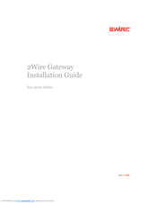 2Wire 2000 Series Installation Manual