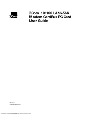 3Com PC Card User Manual