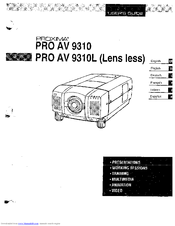 Proxima Pro AV 9310L User Manual