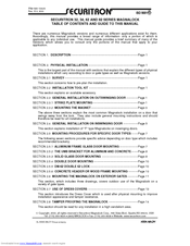 Assa Abloy SECURITRON 32 Series Manual