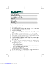 Acer AC 711 User Manual