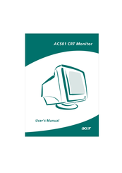 Acer CRT Monitor User Manual