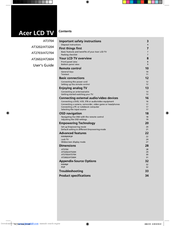 Acer AT2704 User Manual