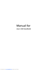 Acer n50 User Manual