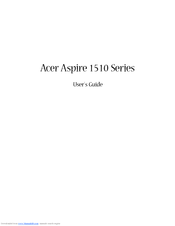 Acer Aspire 1510 Series User Manual