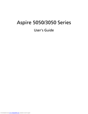 Acer Aspire 3050 Series User Manual