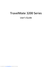Acer TravelMate 3200 Series User Manual