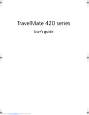 Acer 420 series User Manual