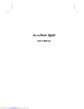 Acer AcerNote Light User Manual