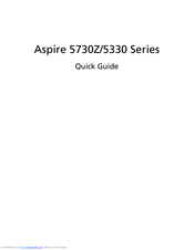 Acer 5330 2339 - Aspire - Celeron 2 GHz Quick Manual