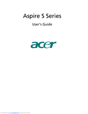 Acer Aspire S Series User Manual