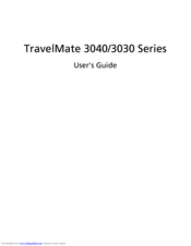 Acer TravelMate 3043 User Manual