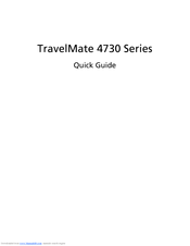 Acer TravelMate 4730G Quick Manual