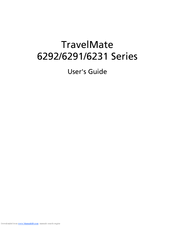 Acer TravelMate 6231 User Manual