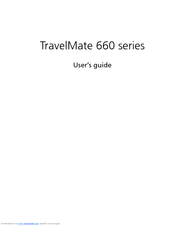 Acer TravelMate 660 series User Manual