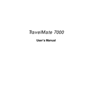 Acer TravelMate 7000 User Manual