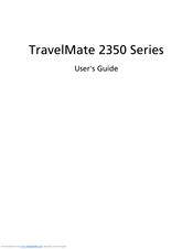 Acer TravelMate 2355 User Manual