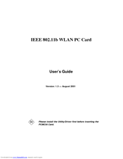 Acer IEEE 802.11b WLAN PC Card User Manual