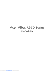 Acer Network Device Altos R520 User Manual